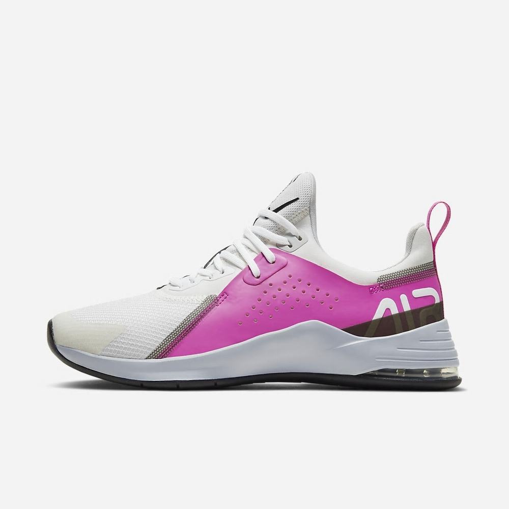 Chaussure De Fitness Nike Air Max Bella TR 3 Blanche 9017-268 White/Fire Pink/Pure Platinum/Black Femme | KYM-14650788